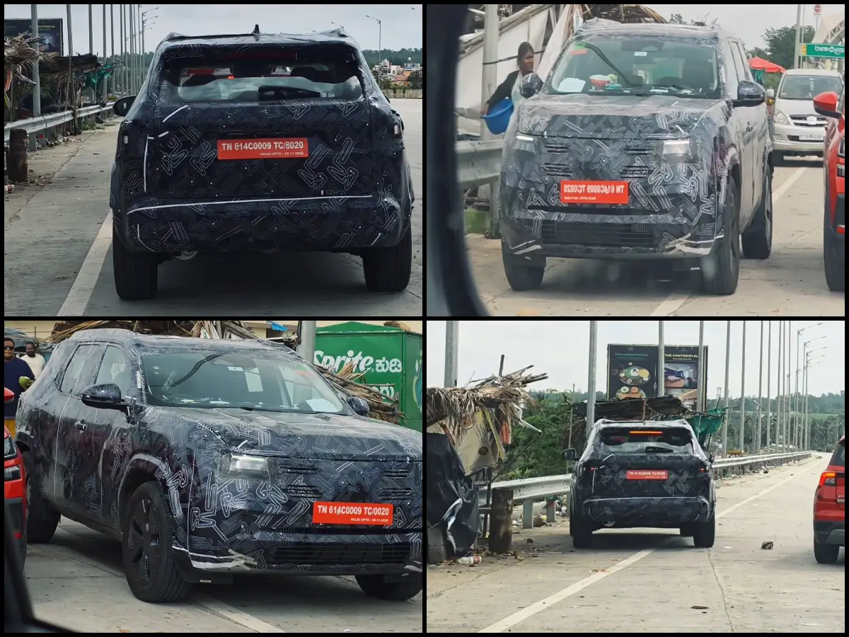 Upcoming NISSAN SUV spied on Indian roads