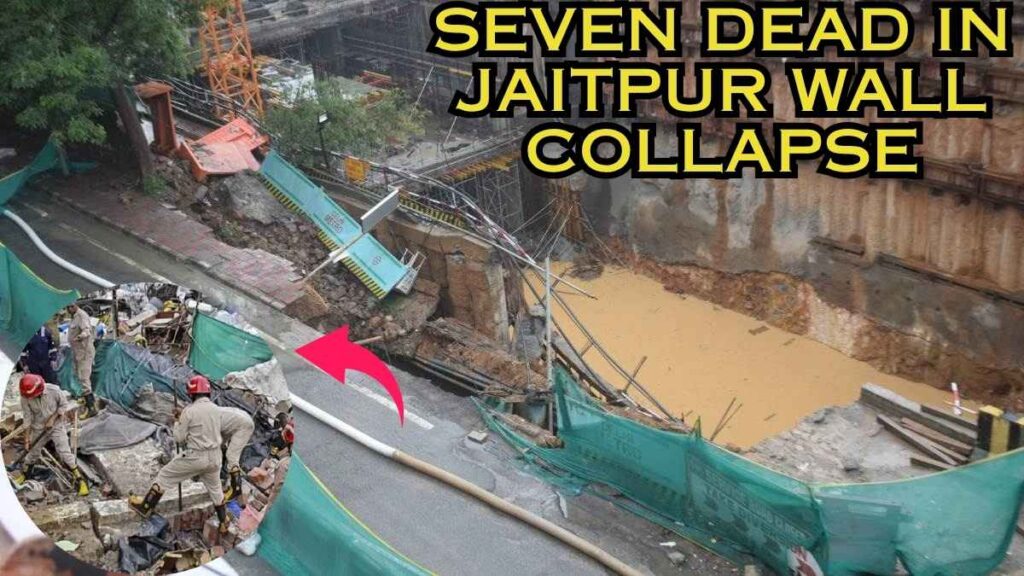Delhi Metro Wall Collapse Triggers Road Cave-In Near Vasant Kunj