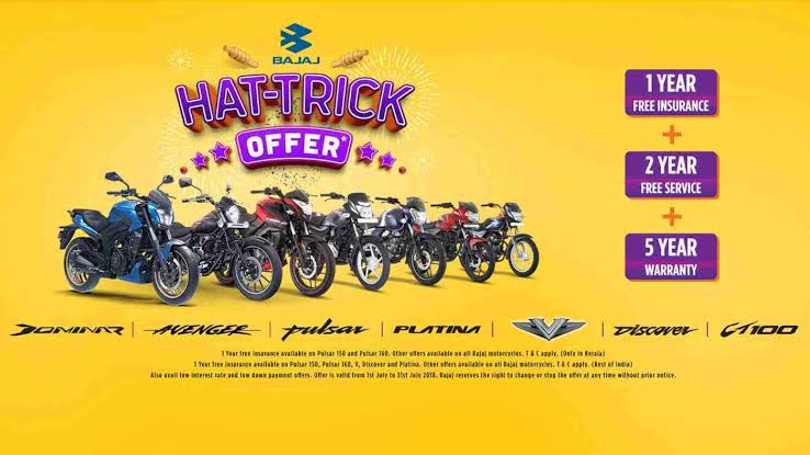 Bajaj Pulsar Hattrick Offer 2025
