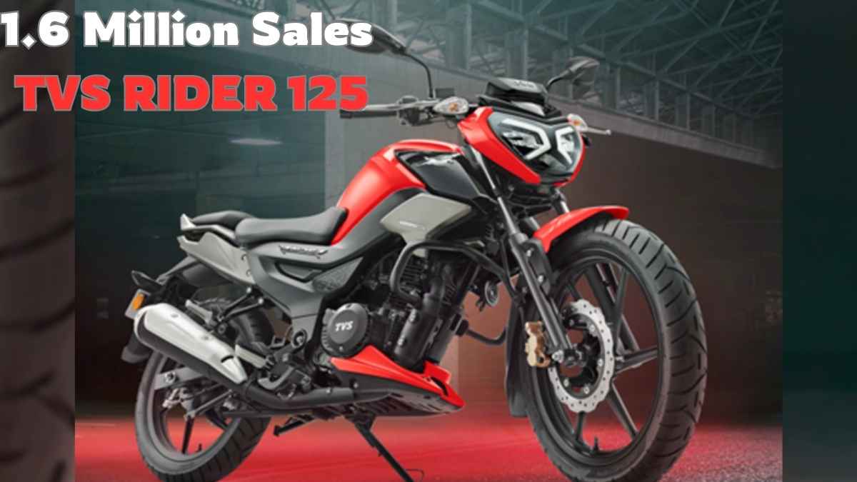 TVS Raider sales 1.6 million mark