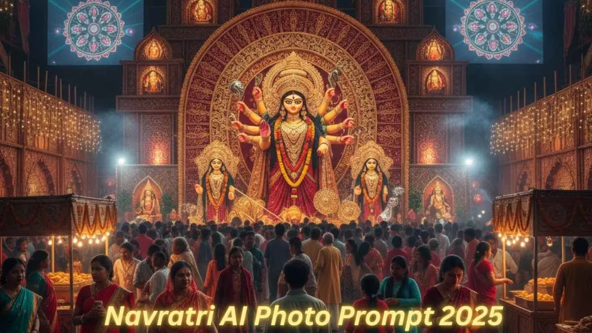 Navratri AI Photo Prompt 2025