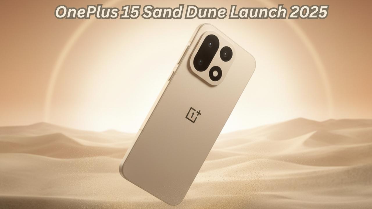 OnePlus 15 Sand Dune Launch 2025 (Image: AI-Generated)
