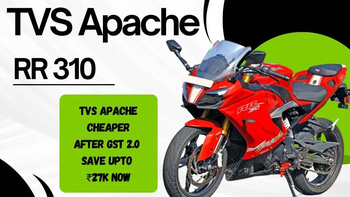 TVS Apache Cheaper GST 2.0