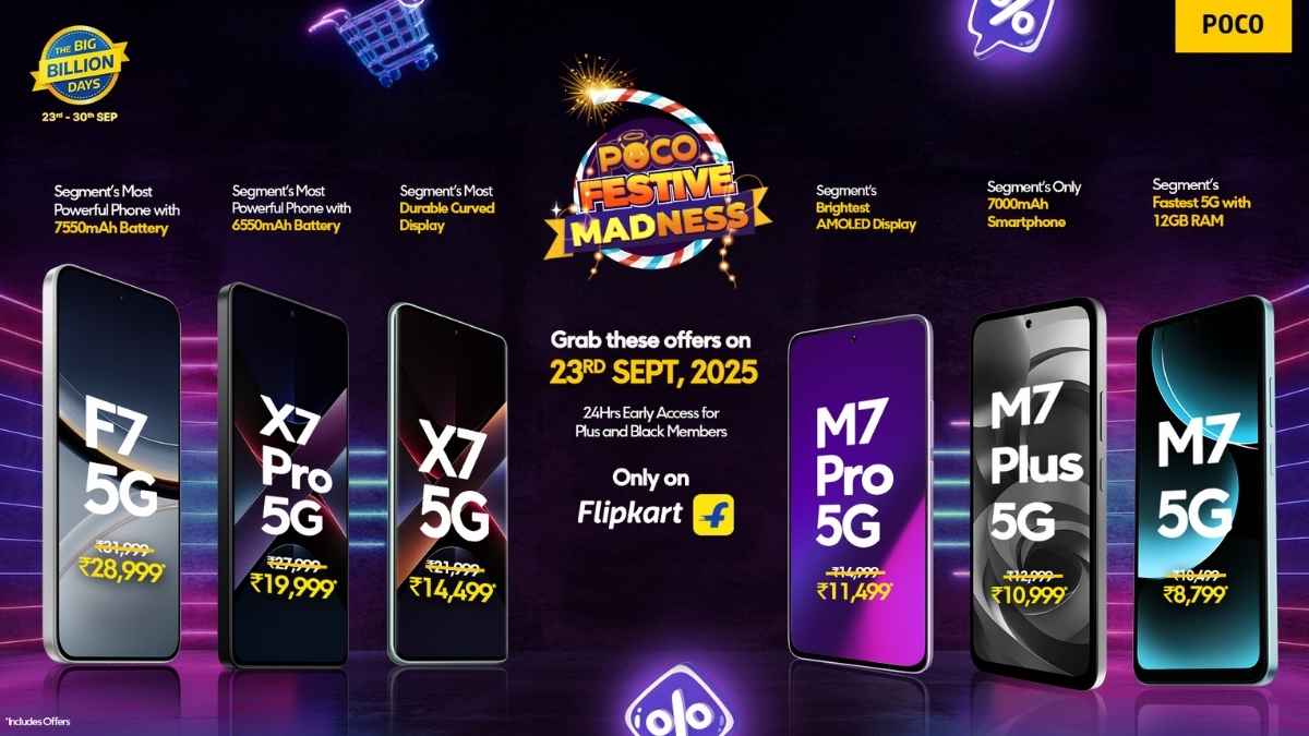 Flipkart Big Billion Days Poco 5G Offers are here to make this festive season even more exciting for smartphone lovers across India