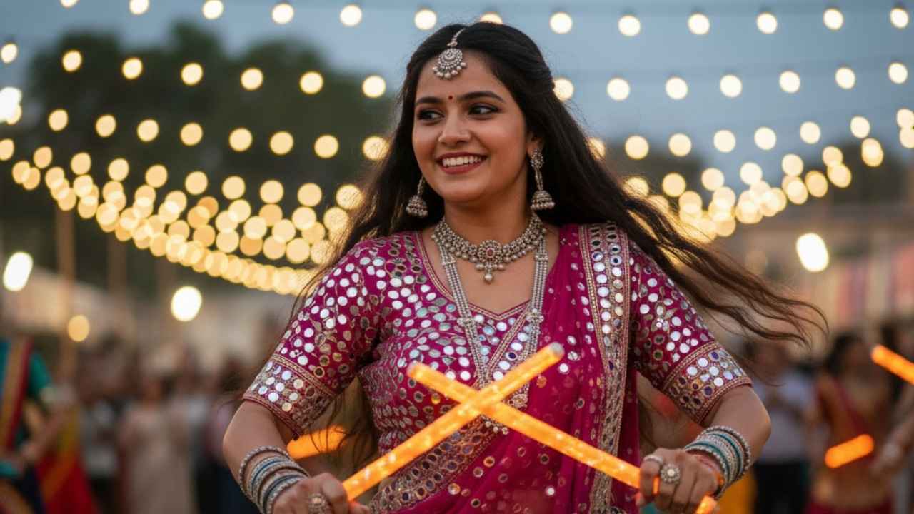 AI Navratri Photo Customization 2025 (Image: AI-Generated)