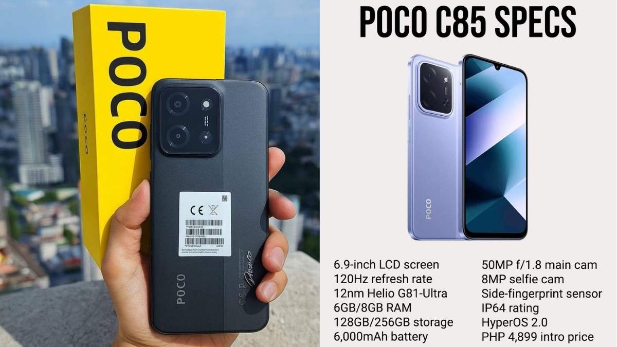 Poco c85 features