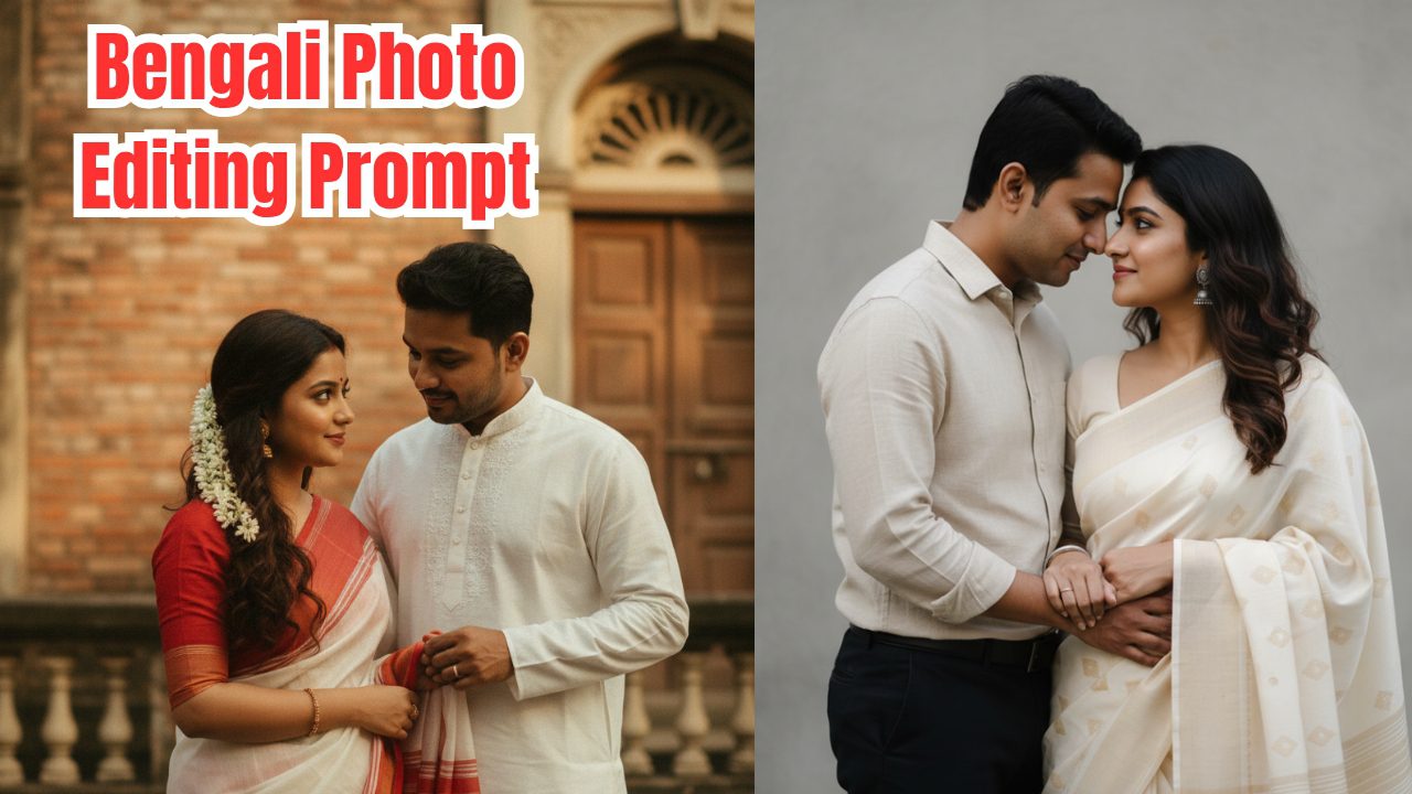 Photo Editing Prompts for Bengali Couple