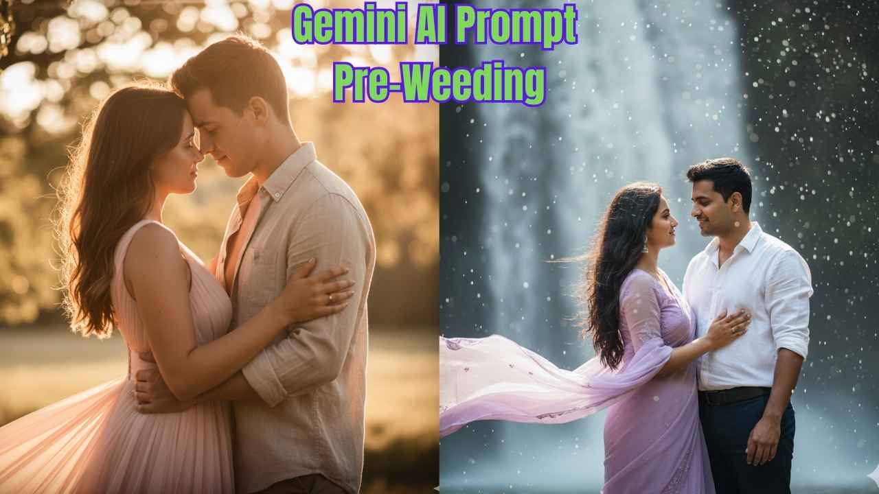Prompts to Transform Your Pre-Wedding Photos (AI generated by Gemini)