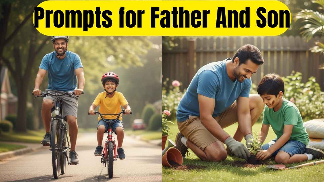 Realistic Gemini AI Prompt for Father and Son