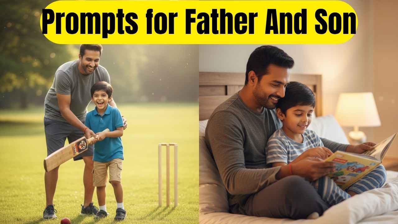 Realistic Gemini AI Prompt for Father and Son