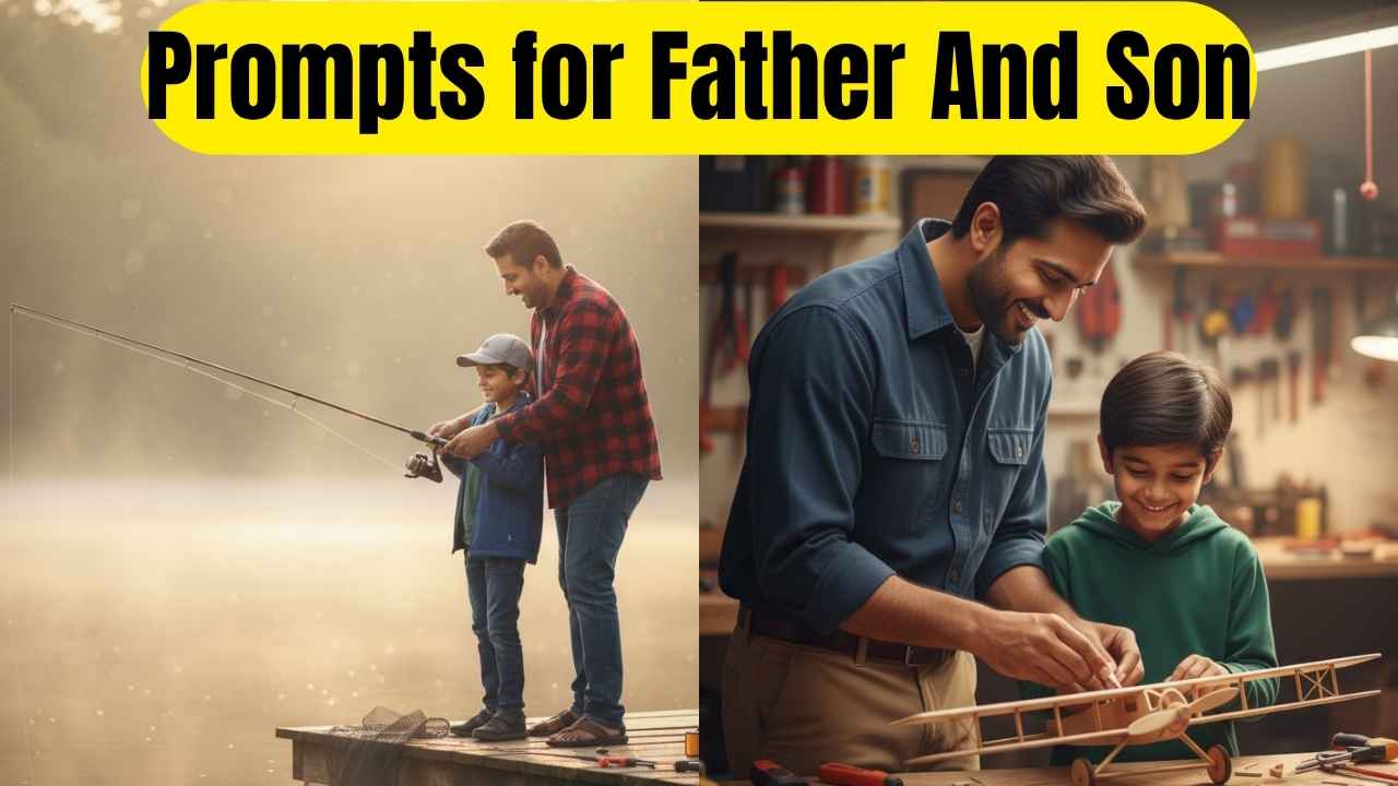 Realistic Gemini AI Prompt for Father and Son