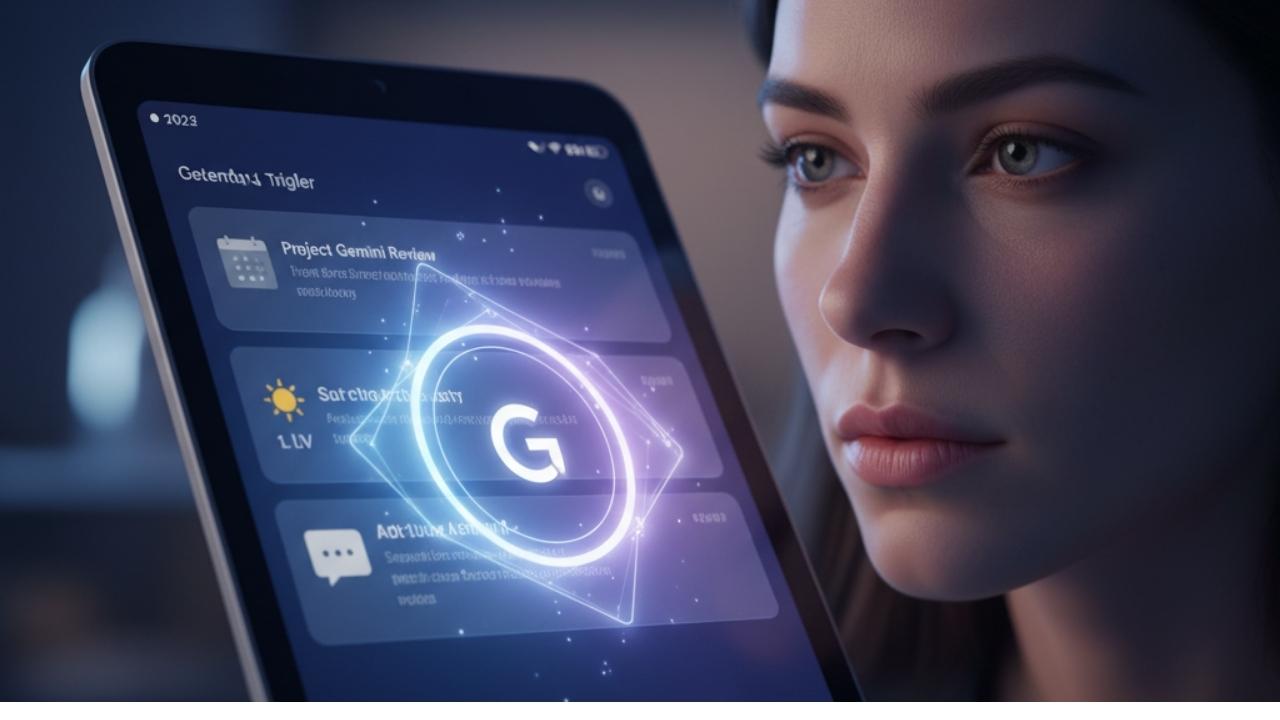 Gemini Face Proximity Wake Up Smart AI Trigger 2025" (Image: AI-Generated)