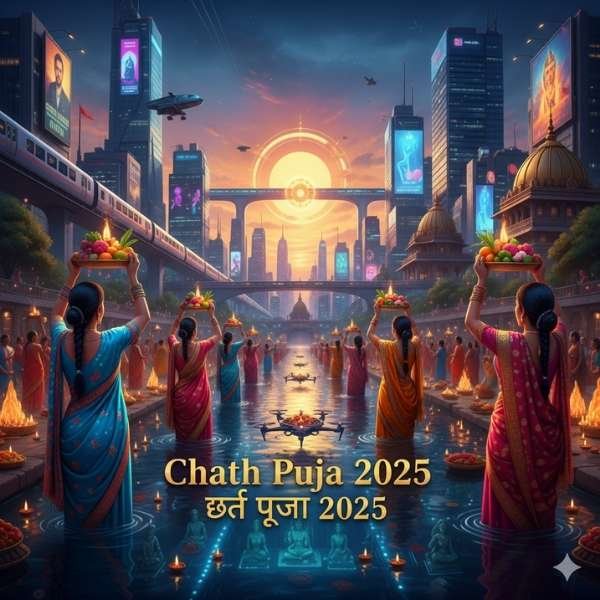 Gemini AI Prompt For Chhath Puja (Image: AI-Generated)