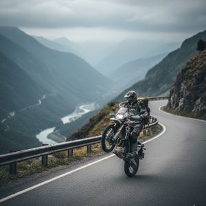 Bike Wheeling Prompt for Men ( Ai Generated By Gemini)