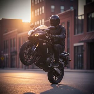 Bike Wheeling Prompt for Men
