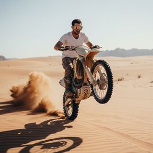 Bike Wheeling Prompt for Men ( Ai Generated By Gemini)