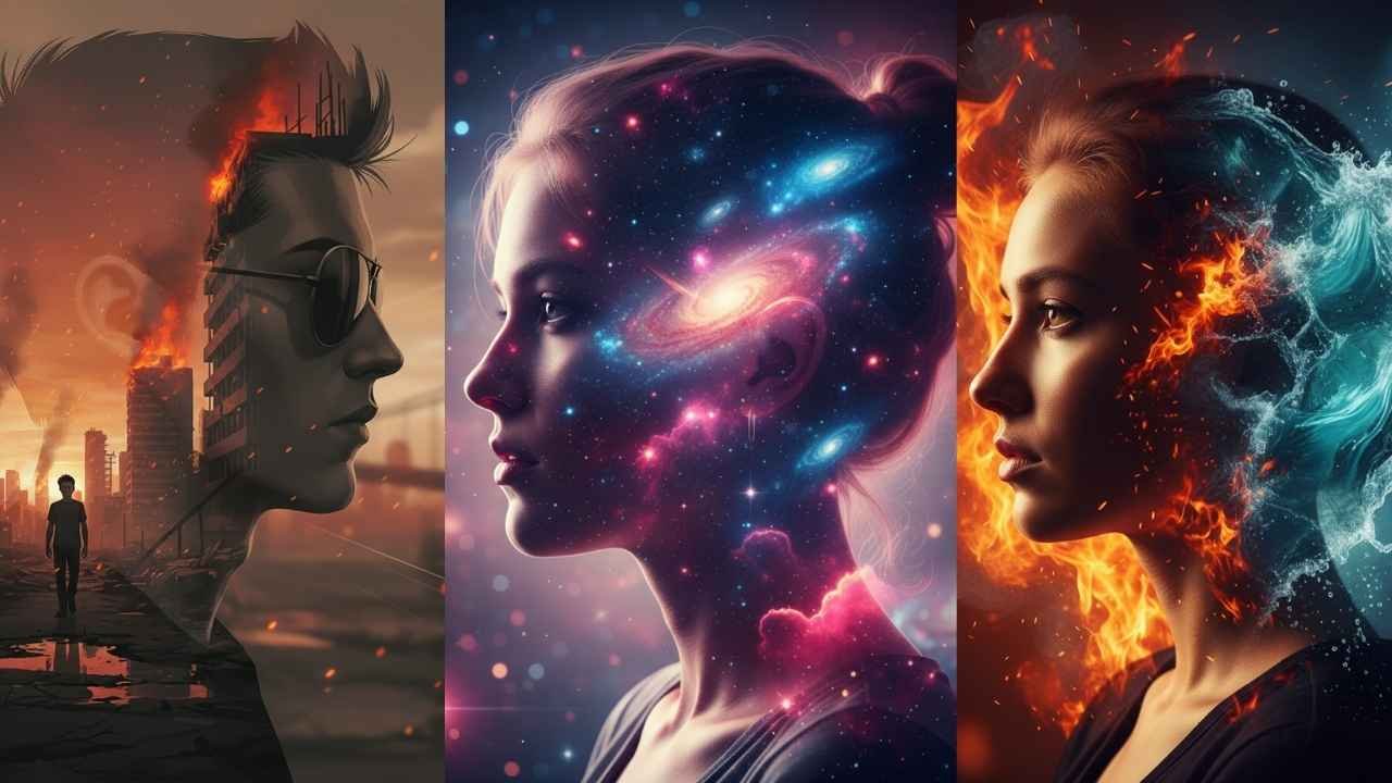Gemini AI Photo Editing Prompts to Create Cinematic Double Exposure Image 2025