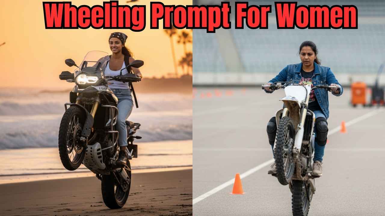 Bike Wheeling Prompt for Women