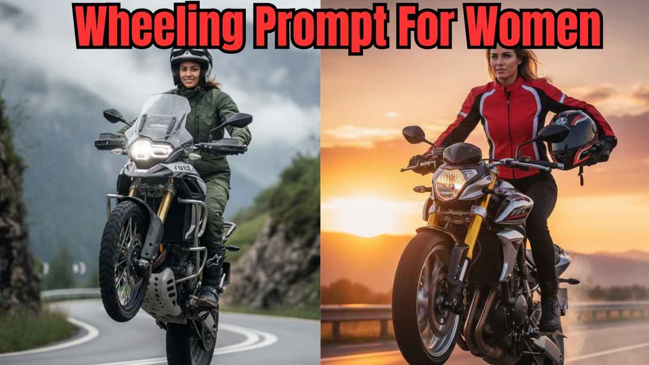 Bike Wheeling Prompt for Women