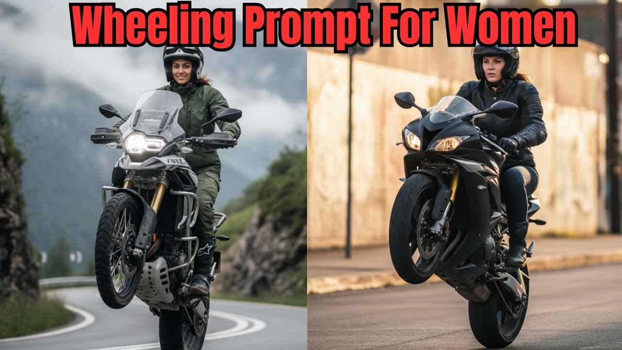 Bike Wheeling Prompt for Women
