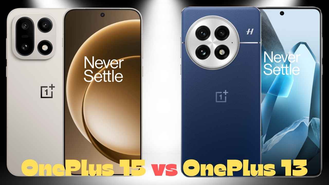 OnePlus 15 vs OnePlus 13