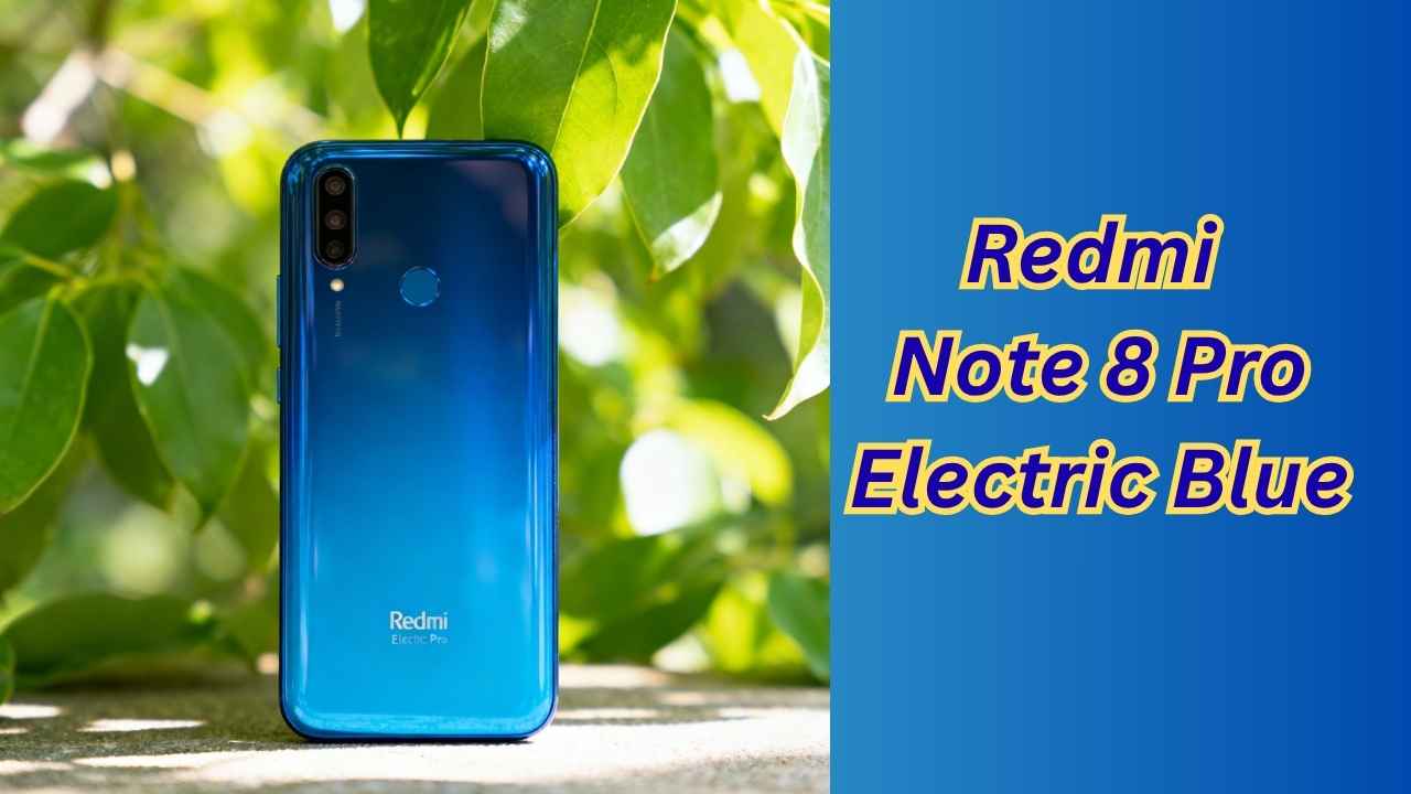 Redmi Note 8 Pro Electric Blue (Image: AI-Generated)