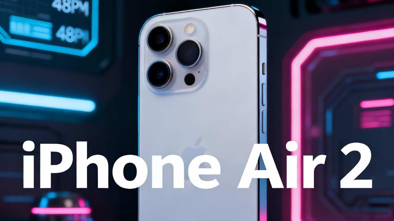iPhone Air 2 leaked design and specifications (Image: AI-Generated)