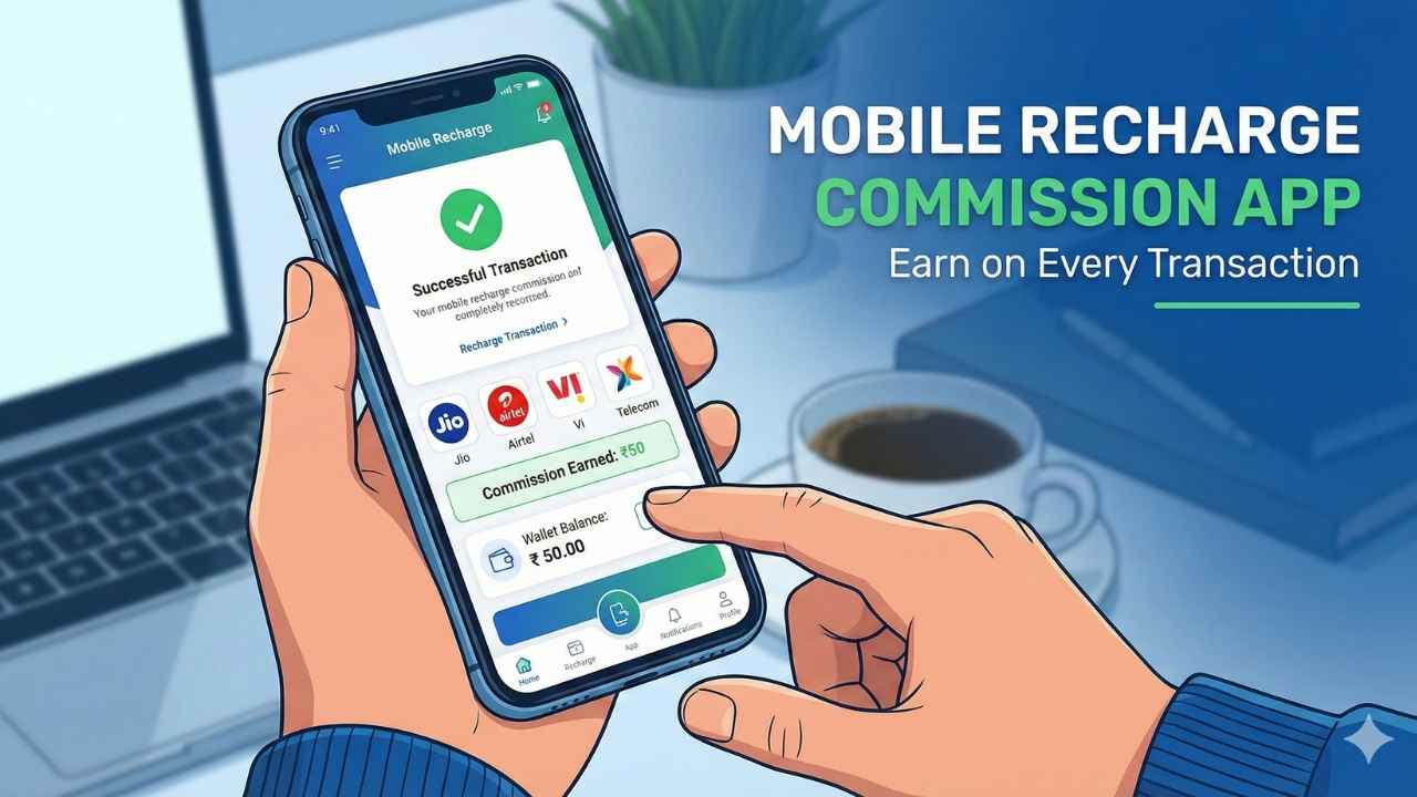 Mobile Recharge Commission App