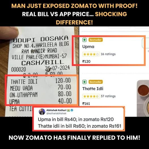 Man Exposes Zomato!