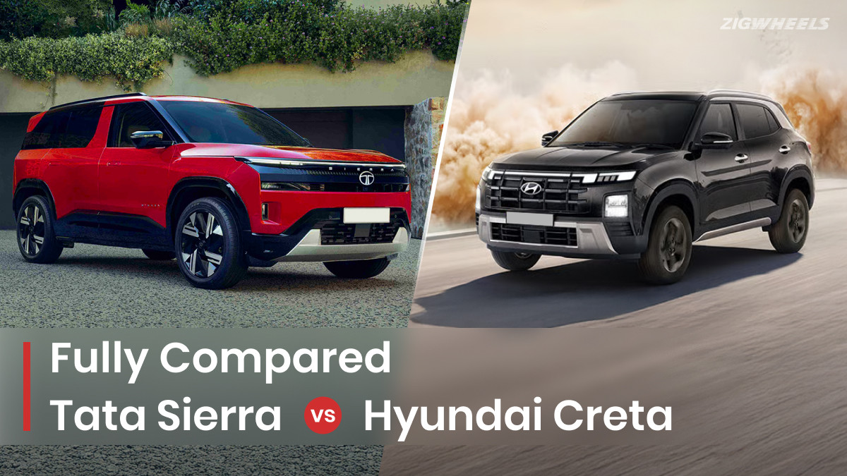 Tata Sierra Vs Hyundai Creta Full Comparison